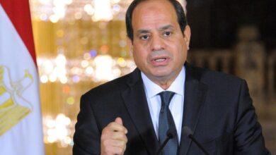 السيسي: يرحب بعزم بريطانيا الاعتراف بالدولة الفلسطينية