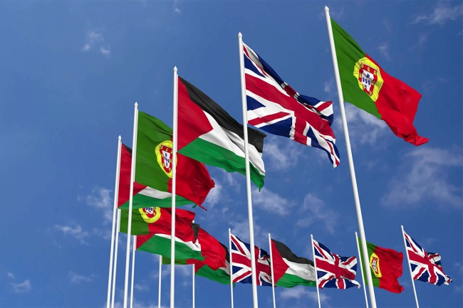 بريطانيا والبرتغال تعتزمان الاعتراف بدولة فلسطين اليوم