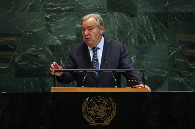 غوتيريش: مبادئ الأمم المتحدة محاصرة وركائز السلام والتقدم.. تتهاوى
