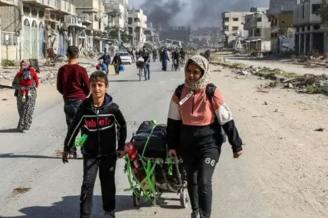 وقف إطلاق النار يدخل حيز التنفيذ في غزة