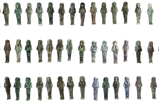 مصر: اكتشاف 225 تمثالاً جنائزيا بمنطقة صان الحجر الأثرية