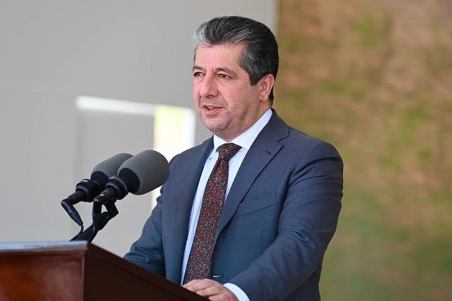 البارزاني يدعو إلى تسليح الإقليم بعد هجوم خورمور